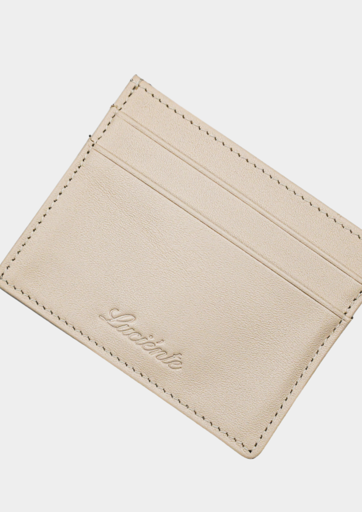 Essential Calfskin Leather Cardholder - Taupe | Auremmont