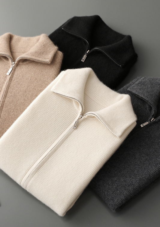 Pure Cashmere Black Body Warmer Vest | Auremmont