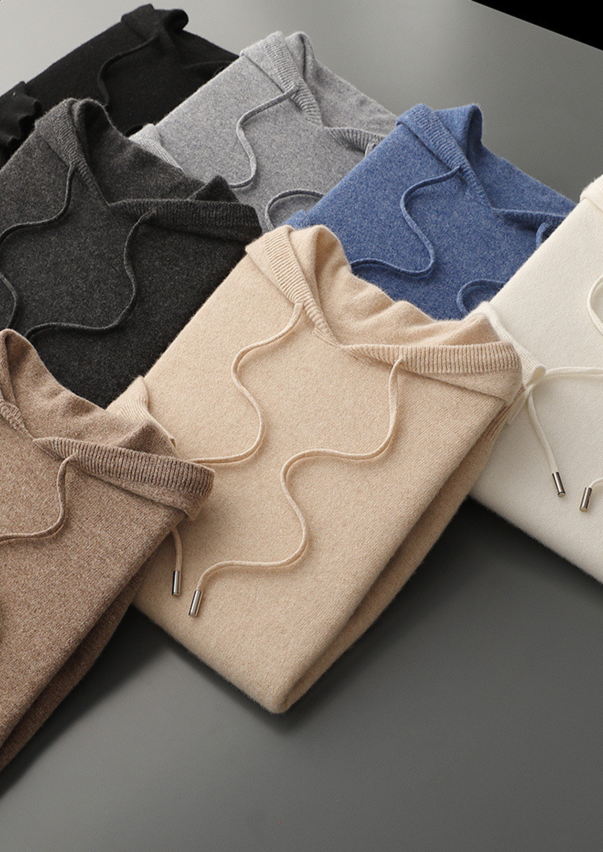 Pure Extra-Fine Merino Wool Sand Leisure Hoodie | Auremmont