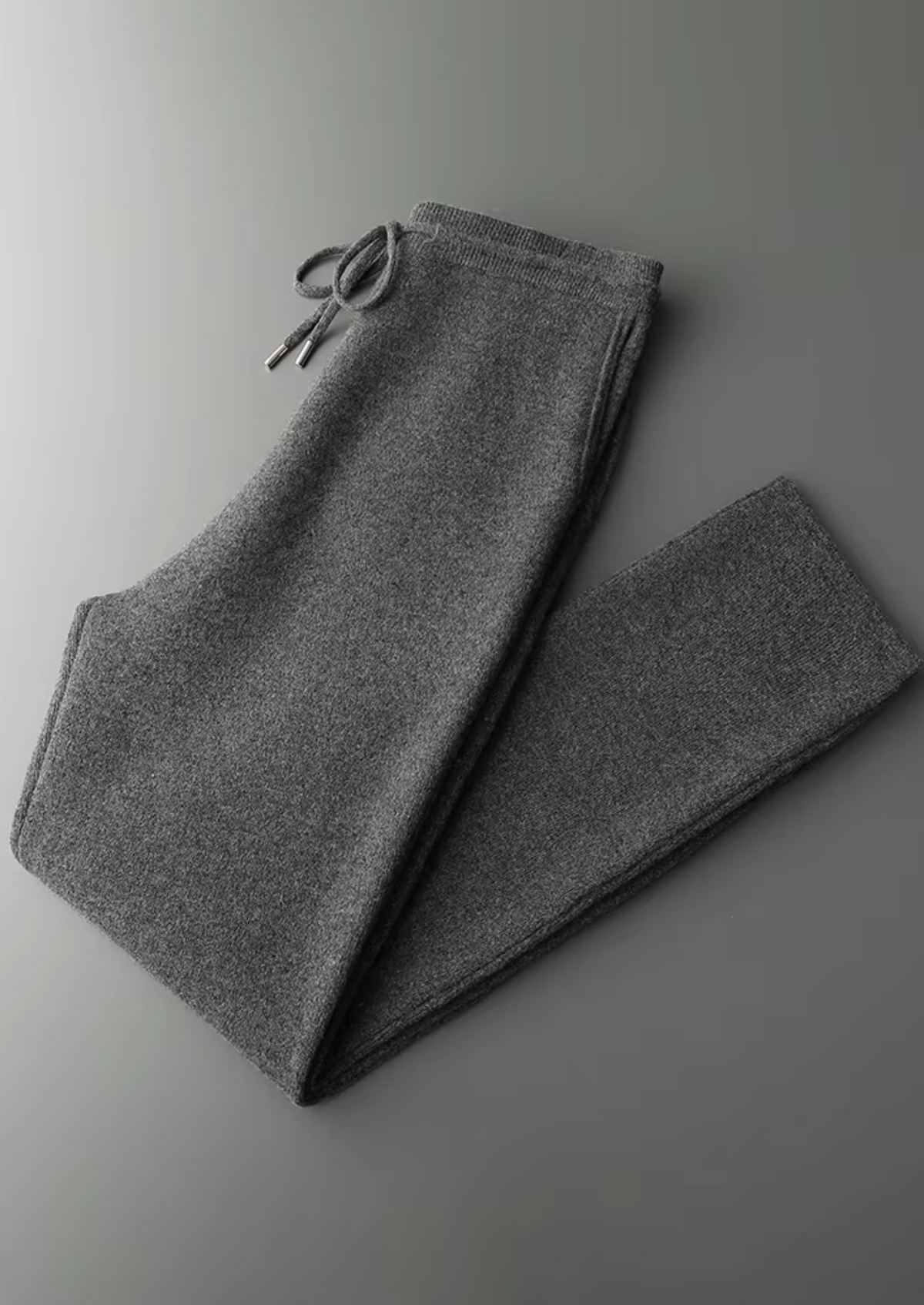 Pure Extra-Fine Merino Wool Dark Gray Arvo Set | Auremmont