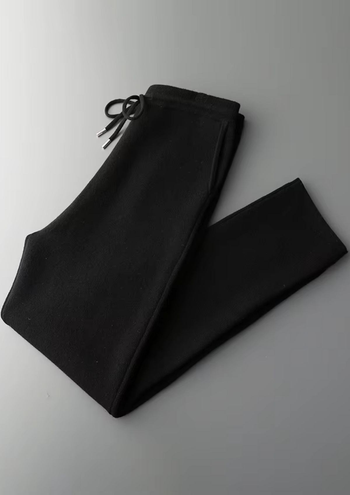 Pure Extra-Fine Merino Wool Black Arvo Set | Auremmont