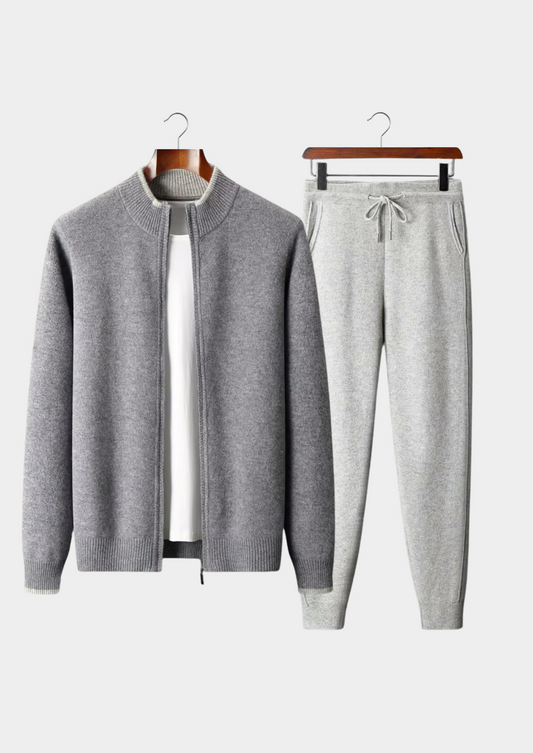 Pure Extra-Fine Merino Wool Two Tone Set | Auremmont