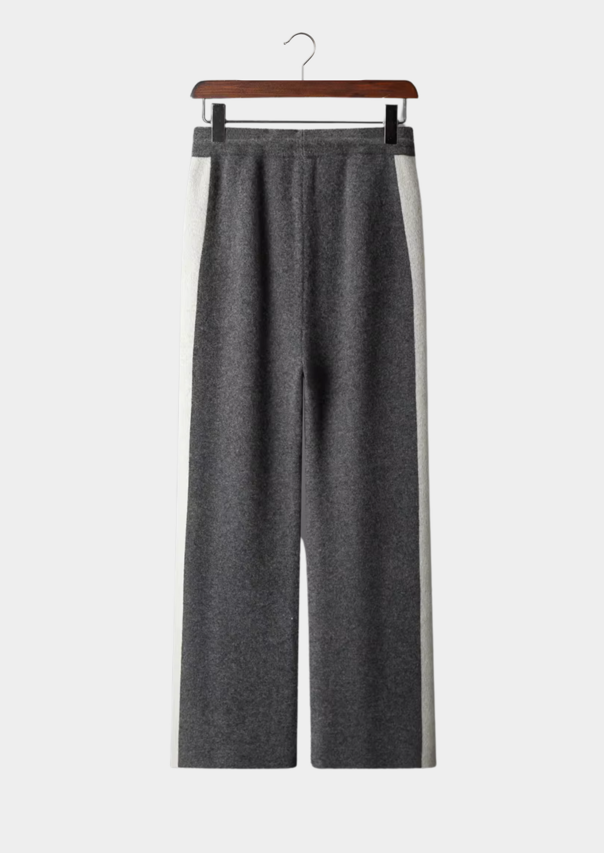 Pure Extra-Fine Merino Wool Wide Leisure Trousers | Auremmont