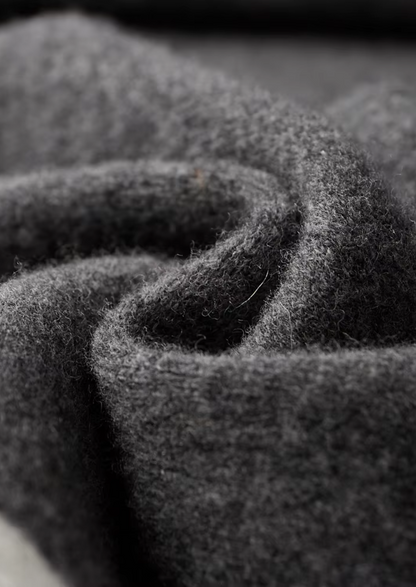Pure Extra-Fine Merino Wool Wide Leisure Trousers | Auremmont