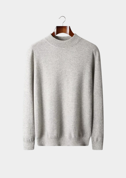 Pure Extra-Fine Merino Wool Classic Mockneck | Auremmont