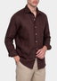 Amalfi Coastal Shirt - Dark Brown
