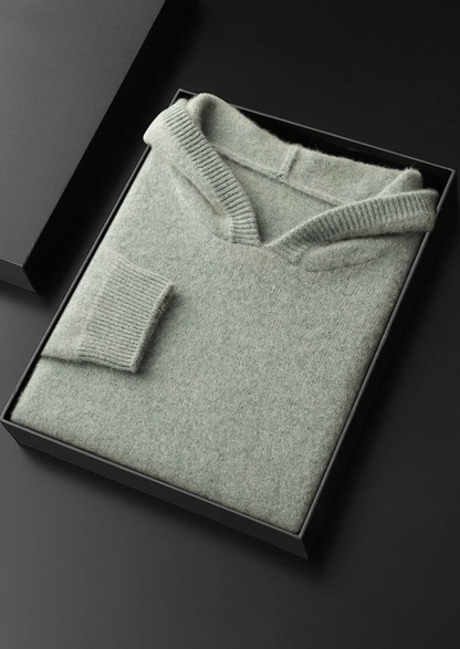 Premium Cashmere Leisure Hoodie | Auremmont