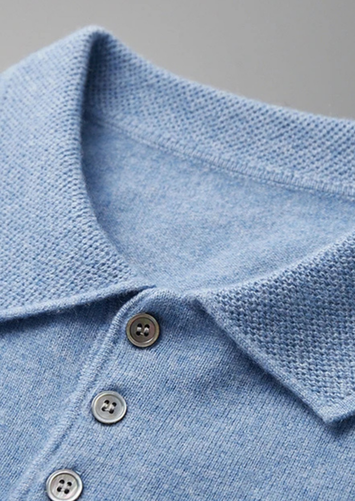 Premium Cashmere Classic Polo Shirt | Auremmont