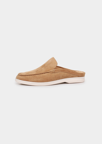 Caramel Marina Suede Slipper | Auremmont