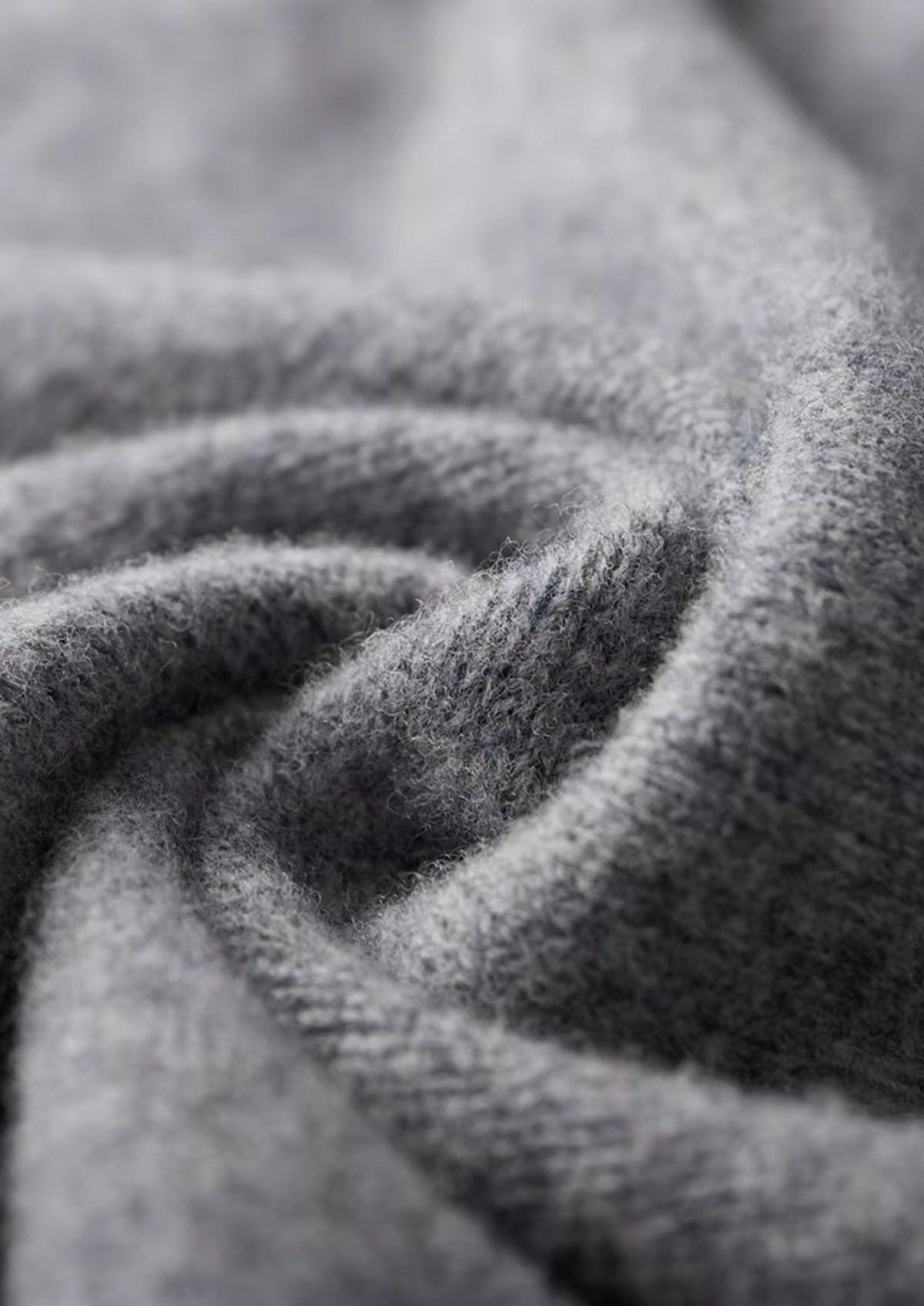 Pure Extra-Fine Merino Wool Two-Tone Zip Cardigan | Auremmont