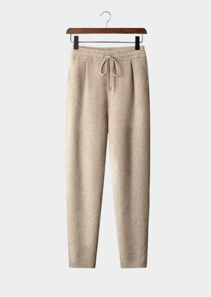 Premium Cashmere Pleated Trousers | Auremmont