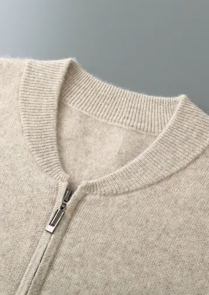Pure Extra-Fine Merino Wool V-Neck Cardigan | Auremmont