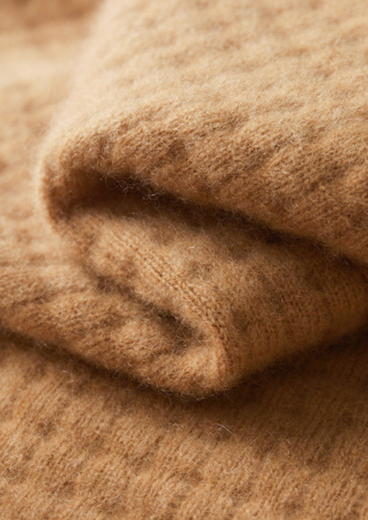 Pure Cashmere Caramel Textured Button Cardigan | Auremmont