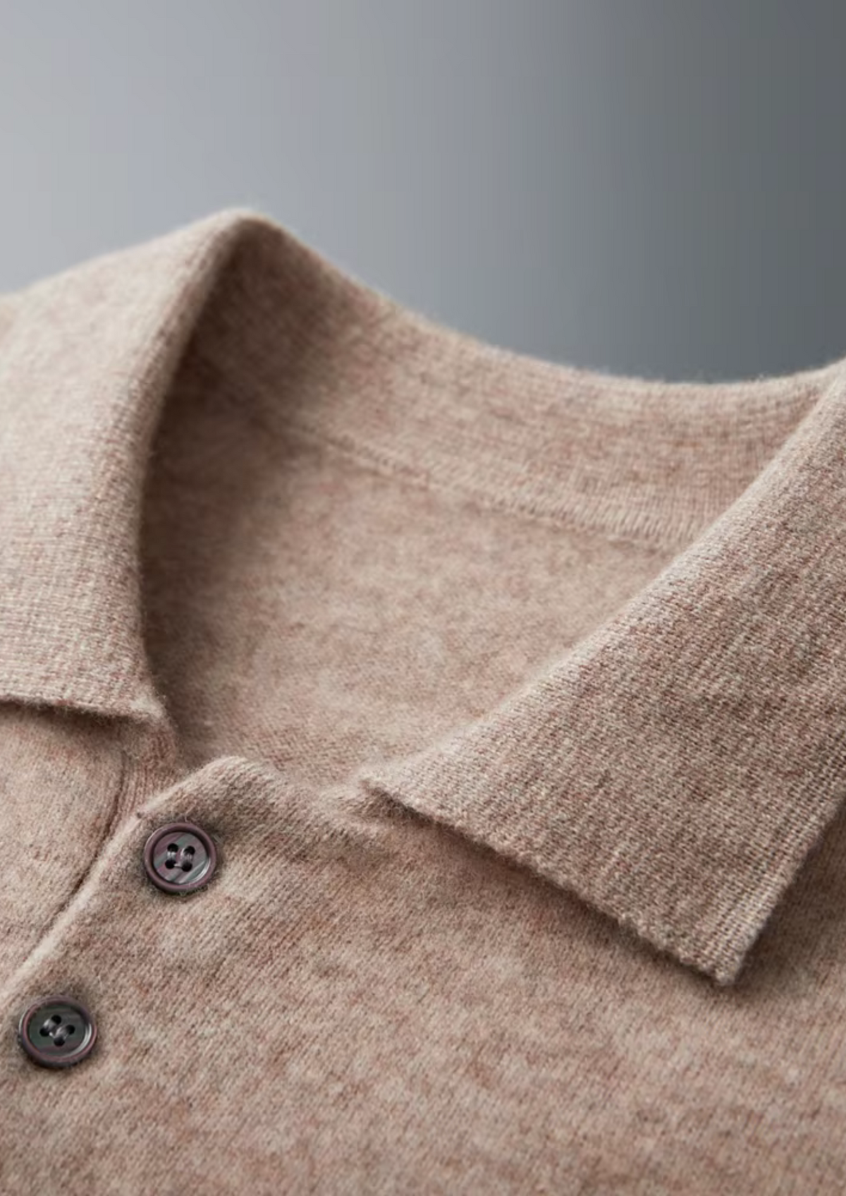 Pure Extra-Fine Merino Wool Classic Sweater Polo | Auremmont