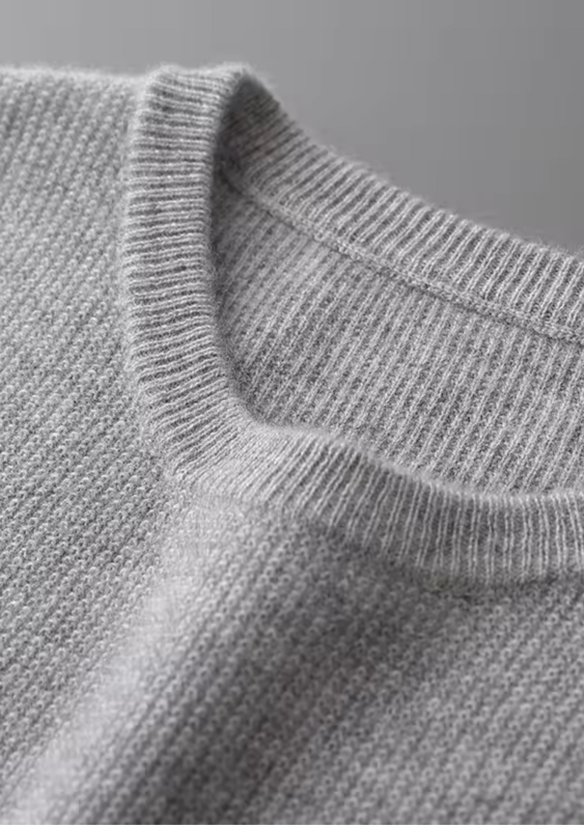 Pure Extra-Fine Merino Wool Crewneck Vest | Auremmont
