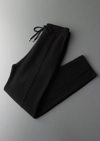 Pure Extra-Fine Merino Wool Black Falconi Set | Auremmont