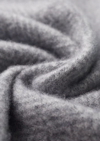 Premium Cashmere Patterned Half-Zip Sweater | Auremmont