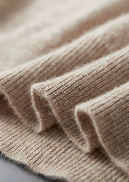 Premium Cashmere Two Tone Button Polo | Auremmont