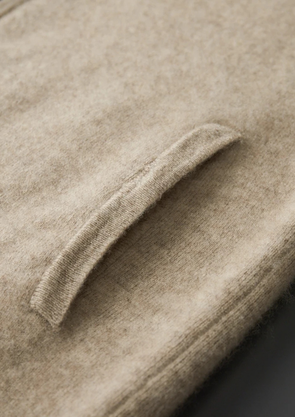 Premium Cashmere Zip Polo Cardigan | Auremmont