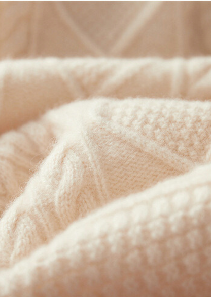 Pure Extra-Fine Merino Wool Wintertime Zipper Hoodie | Auremmont