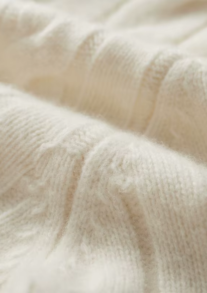 Pure Extra-Fine Merino Wool Dual-Zip Cable Cardigan | Auremmont