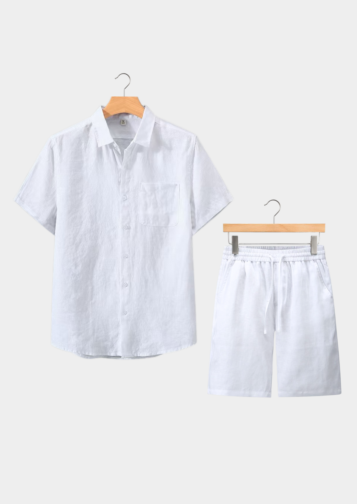 Dolcevita Shortsleeve Summer Set - White | Auremmont