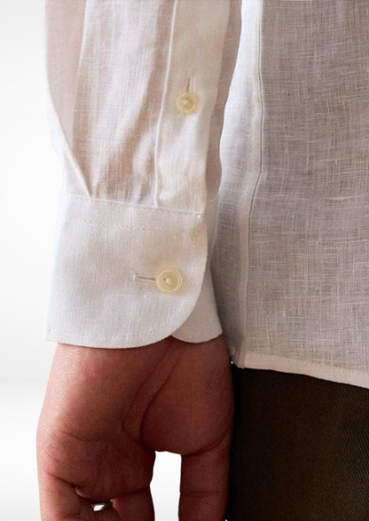Portofino Coastal Shirt - White | Auremmont