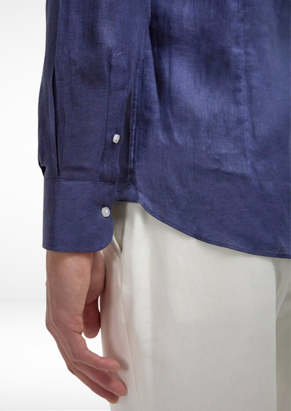 Portofino Coastal Shirt - Blue | Auremmont