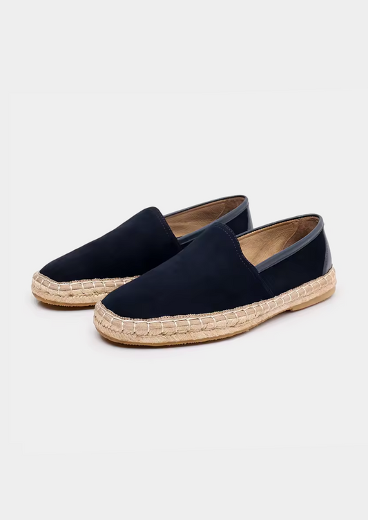 Seaside Espadrilles - Navy Blue | Auremmont