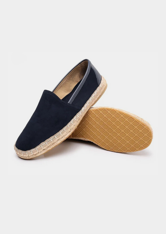 Seaside Espadrilles - Navy Blue | Auremmont