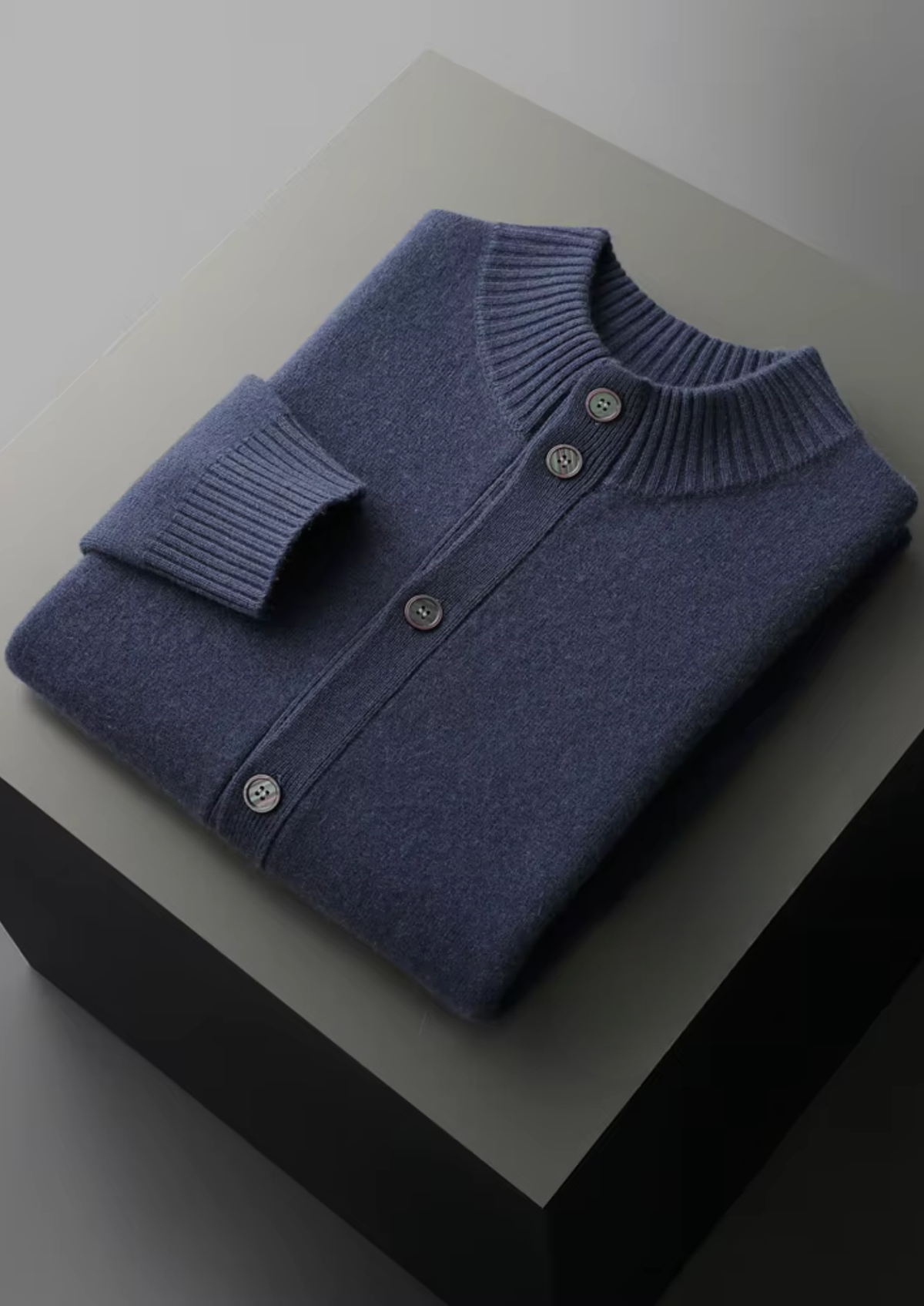 Premium Cashmere Button Cardigan | Auremmont
