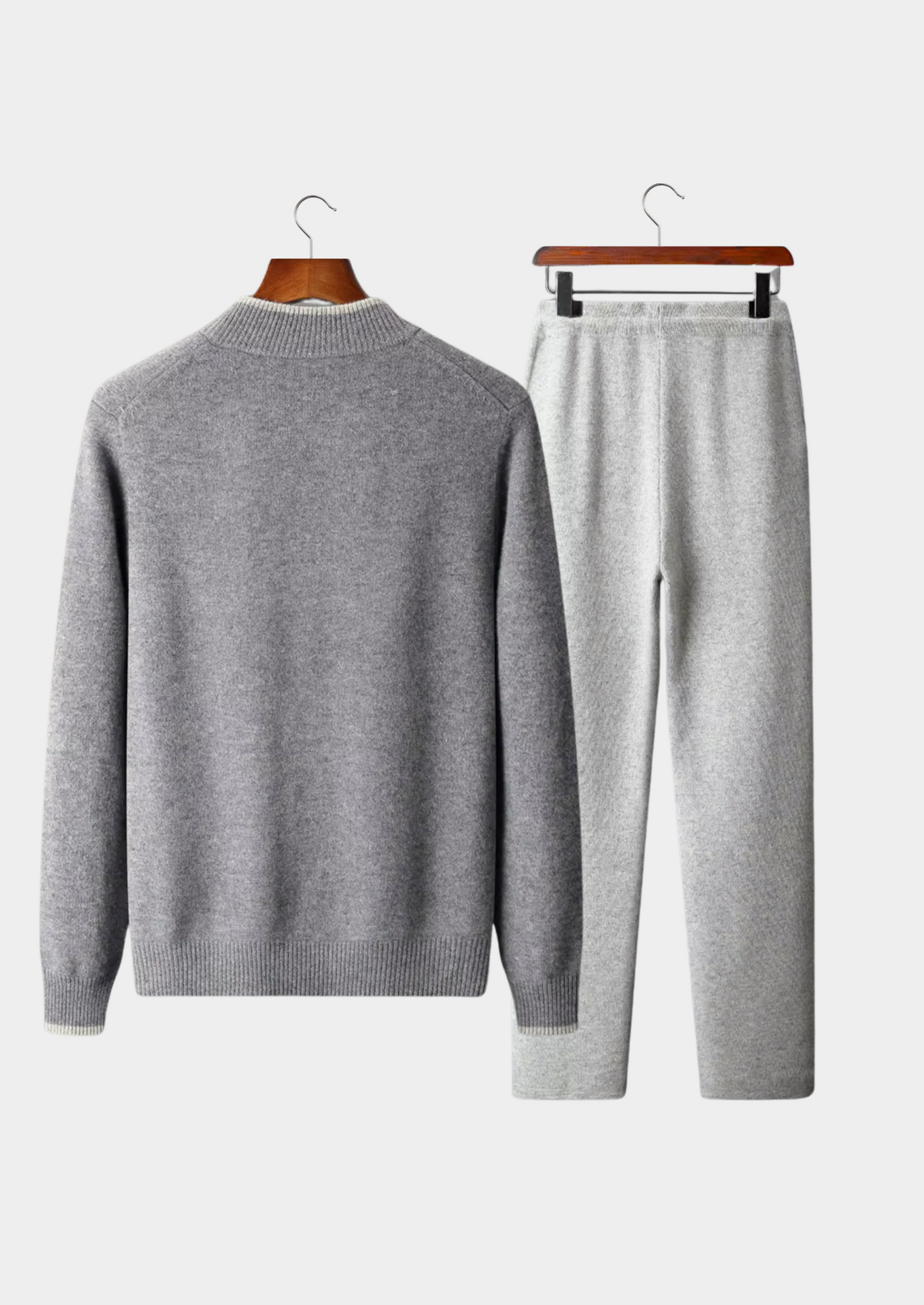 Pure Extra-Fine Merino Wool Two Tone Set | Auremmont