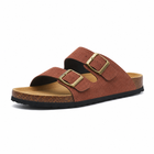 Auremmont Suede Arizona Sandals - Chestnut