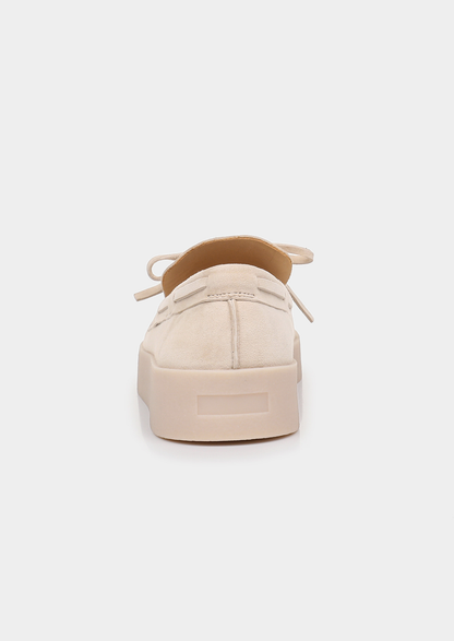 Ivory Boat Loafers | Auremmont
