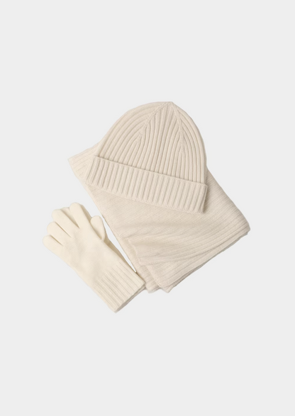 Pure Extra-Fine Merino Wool Wintertime Essentials - Ivory | Auremmont