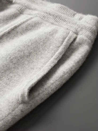 Pure Extra-Fine Merino Wool Leisure Trousers | Auremmont