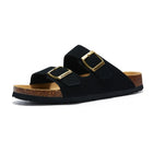 Auremmont Suede Arizona Sandals - Black