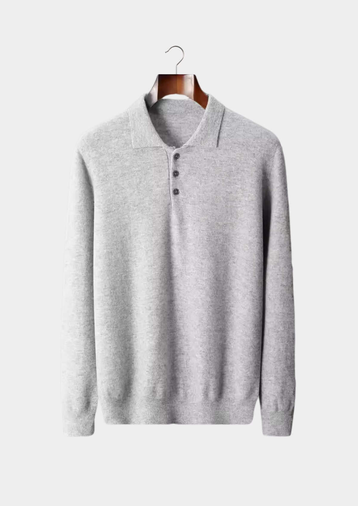 Pure Extra-Fine Merino Wool Classic Sweater Polo | Auremmont