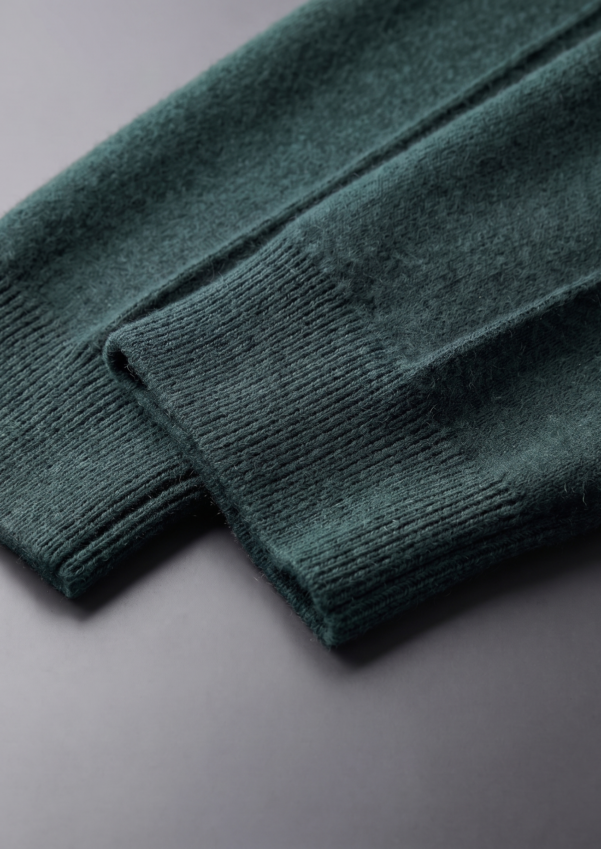 Pure Extra-Fine Merino Wool Sea Green Luzzo Set | Auremmont